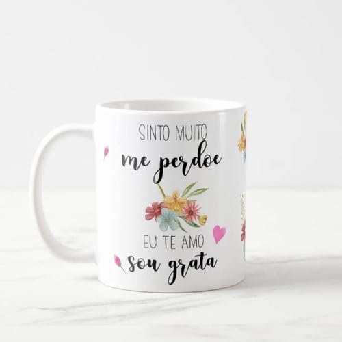 Caneca Presente Personalizado com Oração Ho’oponopono