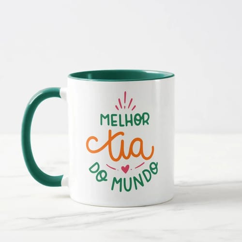 Caneca Presente Especial para Melhor Tia do Mundo