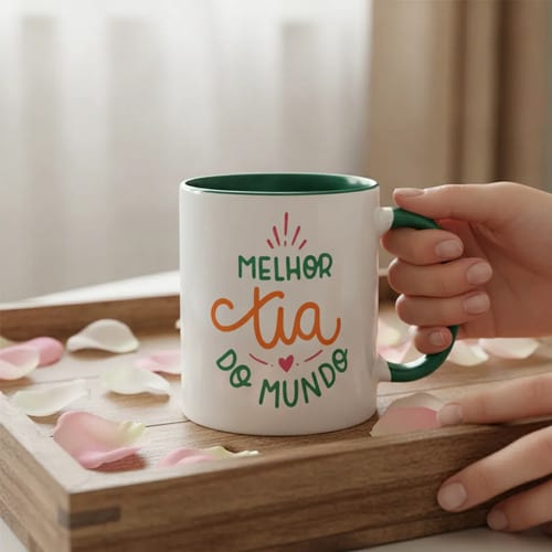 Caneca Presente Especial para Melhor Tia do Mundo