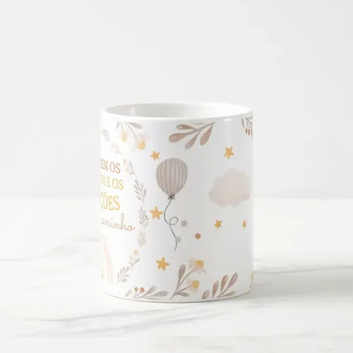 Caneca Delicada Presente para Revelar Gravidez a Família