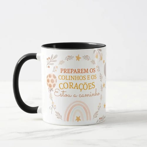Caneca Presente Para Revelar Gravidez A Família E Amigos