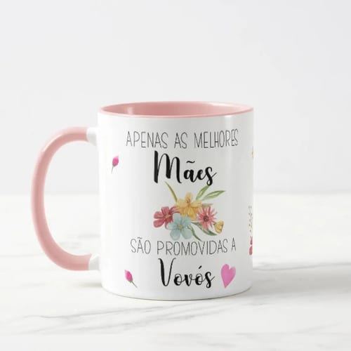 Caneca Feminina Especial Dia das Mães Promovida a Vovó