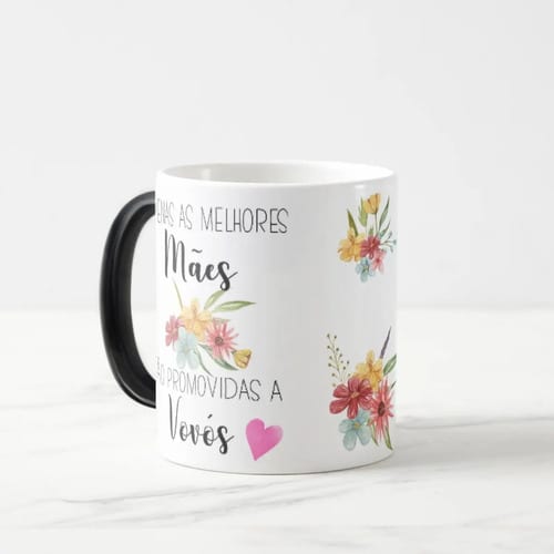 Caneca Mágica Vovó Presente Mãe Promovida a Avó