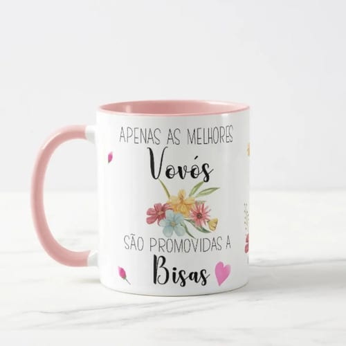 Caneca Feminina para Presentear Vovó Promovida a Bisa