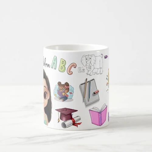 Caneca Mágica Presente Pedagogia Professora de Alfabetização