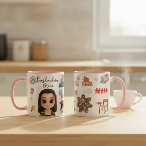 Caneca Presente Especial Presente Coordenadora Pedagógica - Profissões (Coordenadora  Pedagógica com nome e avatar)