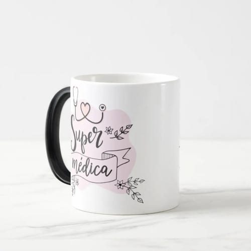 Caneca Mágica Presente Especial Aniversário Super Médica