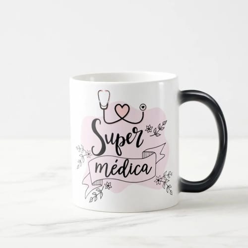 Caneca Mágica Presente Especial Aniversário Super Médica