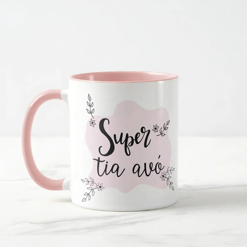Caneca Feminina Presente Criativo para Super Tia Avó