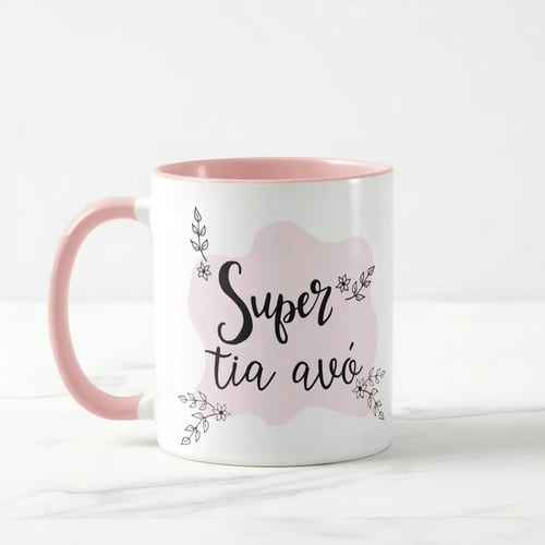 Caneca Feminina Presente Criativo para Super Tia Avó