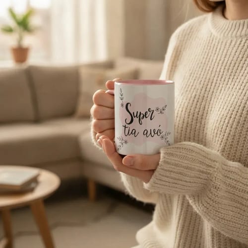 Caneca Feminina Presente Criativo para Super Tia Avó