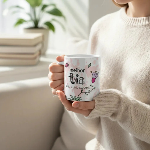 Caneca Presente Especial Aniversário para Melhor Tia