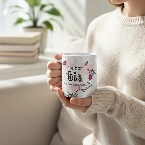 Caneca Presente Especial Aniversário para Melhor Tia
