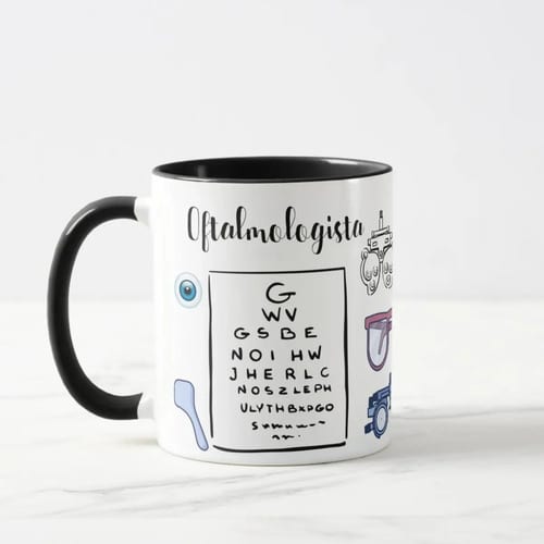 Caneca Personalizada Presente para Médicos Oftalmologistas