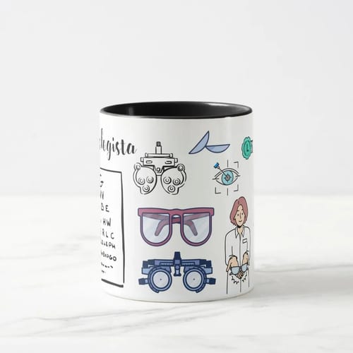 Caneca Personalizada Presente para Médicos Oftalmologistas