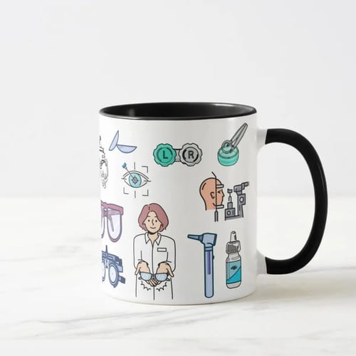 Caneca Personalizada Presente para Médicos Oftalmologistas