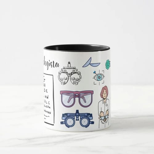 Caneca Personalizada Presente para Médicos Oftalmologistas