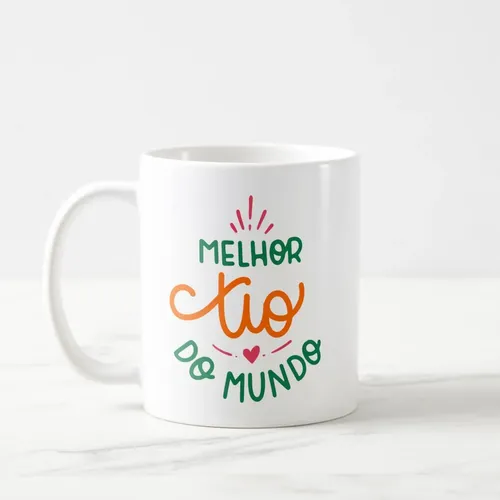 Kit 2 Canecas Presente Especial Melhor Tio e Tia do Mundo