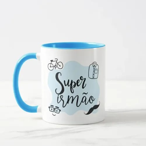 Caneca Especial Personalizada para Presentear Super Irmão