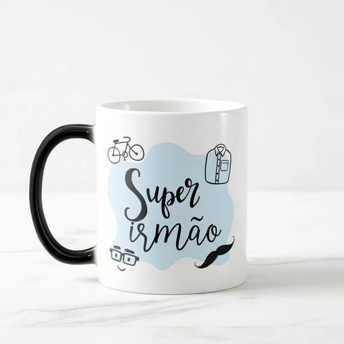 Caneca Mágica Presente Criativo Especial para Super Irmão