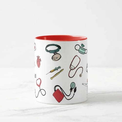 Caneca Personalizada Criativa para Médico Clínico Geral