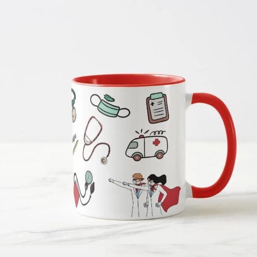 Caneca Personalizada Criativa para Médico Clínico Geral