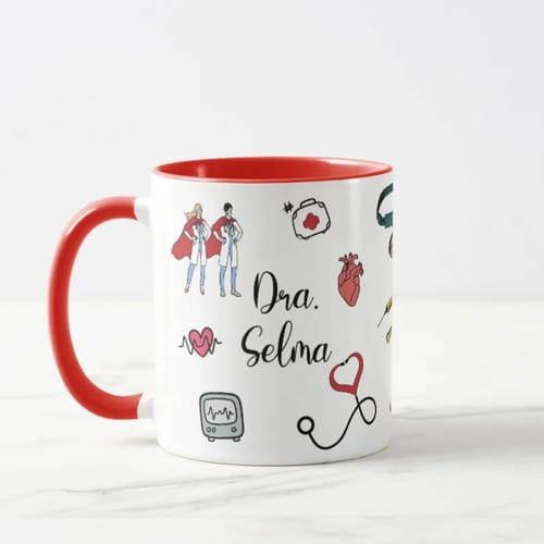 Caneca Personalizada Criativa para Médico Clínico Geral