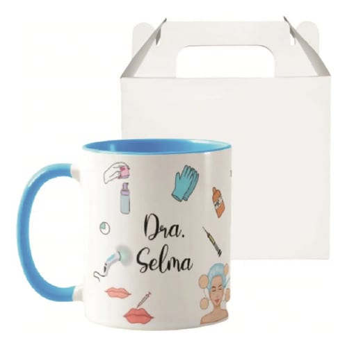 Caneca Presente Personalizado para Médico Dermatologista - Profissões (Médico(a))