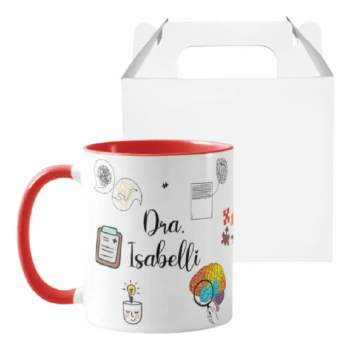 Caneca Personalizada Criativa Médico Psiquiatra Psiquiatria