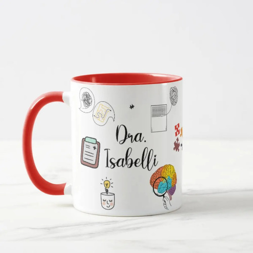 Caneca Personalizada Criativa Médico Psiquiatra Psiquiatria