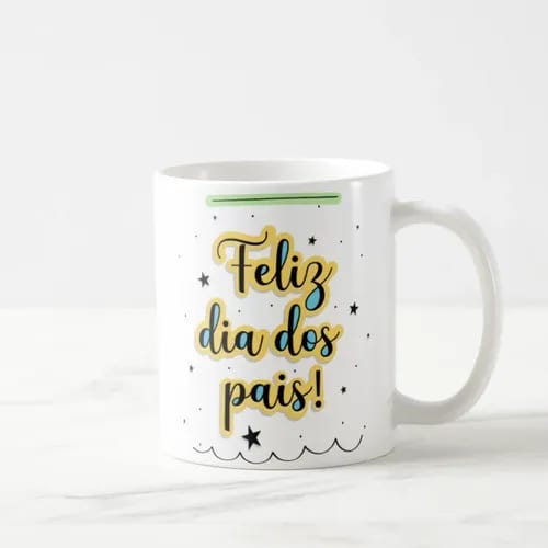 Caneca Personalizada Feliz Dia dos Pais Presente Pai Papai