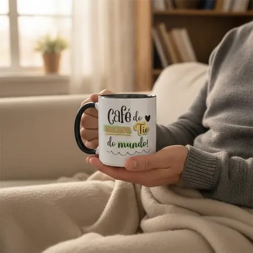 Caneca Personalizada Divertida Tio Presente Dia dos Pais