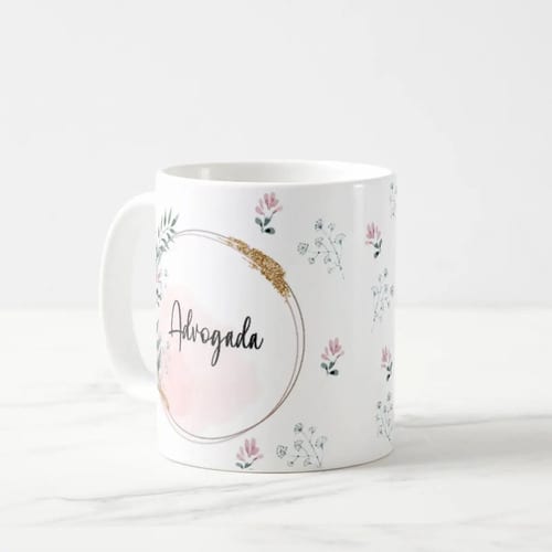 Caneca Feminina Delicada Presente Profissão Advogada