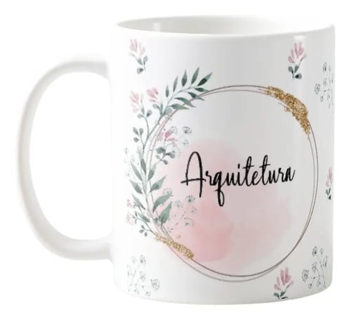Caneca Feminina Delicada Presente Profissão Arquiteta - Profissões (Arquiteto(a))