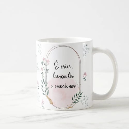 Caneca Feminina Delicada Presente Profissão Cabeleireira