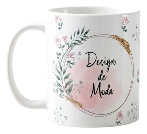 Caneca Feminina Delicada Presente Profissão Design de Moda - Profissões (Design de Moda)