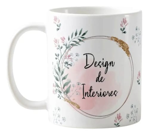 Caneca Feminina Delicada Presente Profissão Design Interior - Profissões (Designer de Interiores)