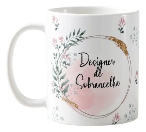 Caneca Feminina Delicada Presente Profissão Lash Designer - Profissões (Cabeleireiro(a))