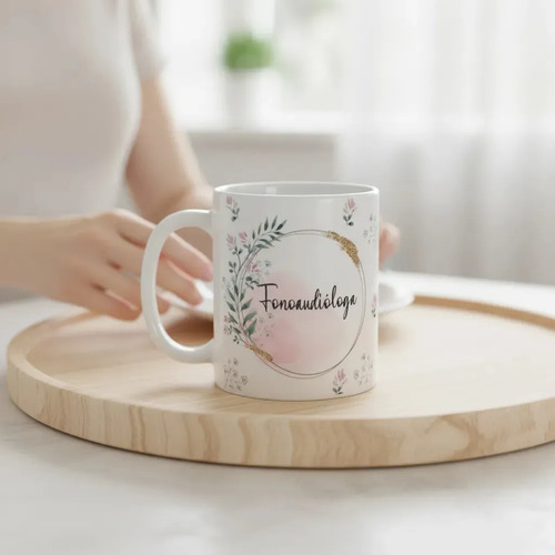 Caneca Feminina Delicada Presente Profissão Fonoaudióloga