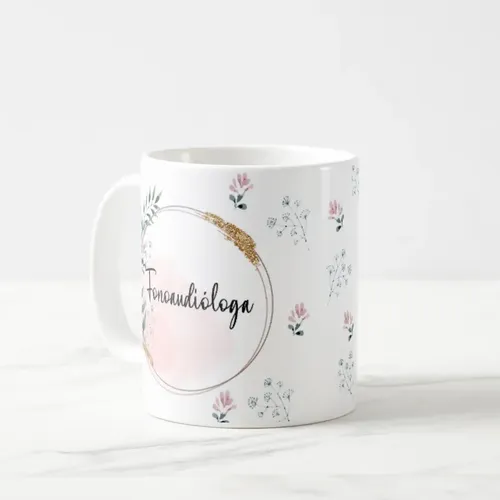 Caneca Feminina Delicada Presente Profissão Fonoaudióloga