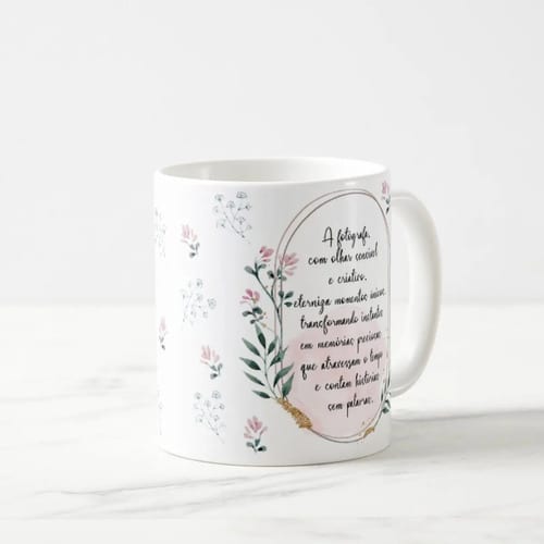 Caneca Feminina Delicada Presente Profissão Fotógrafa