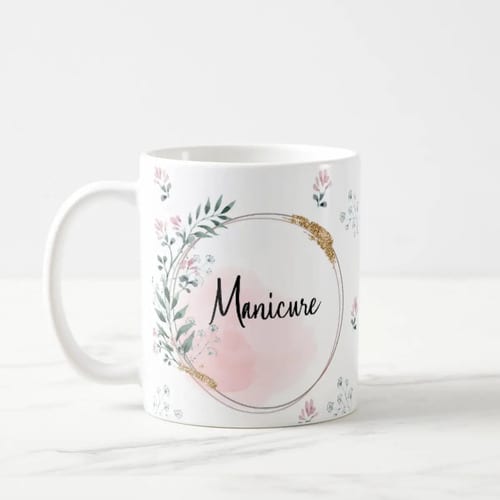 Caneca Feminina Delicada Presente Profissão Manicure - Profissões (Cabeleireiro(a))