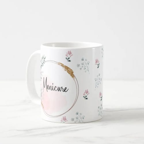 Caneca Feminina Delicada Presente Profissão Manicure