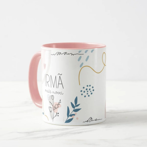 Caneca Presente Criativo Surpresa para Irmã Mais Nova