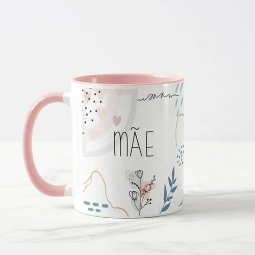 Caneca Feminina Minimalista Presente Especial para Mãe