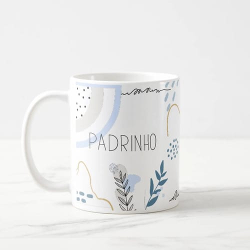 Caneca Masculina Padrinho Presente Especial Familia - Família (Padrinho)