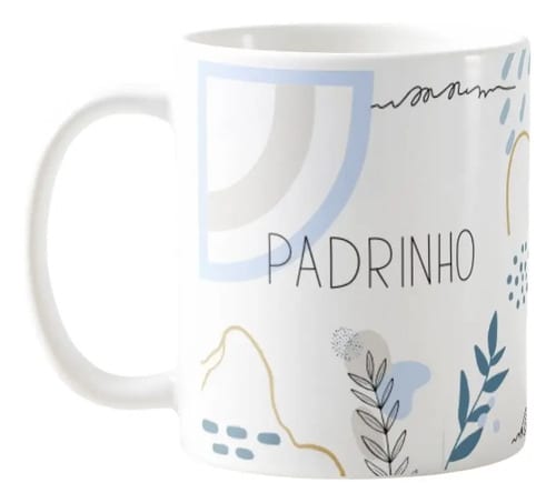Caneca Masculina Padrinho Presente Especial Familia - Família (Padrinho)