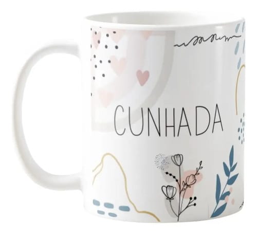 Caneca Feminina para Cunhada Presente de Aniversário