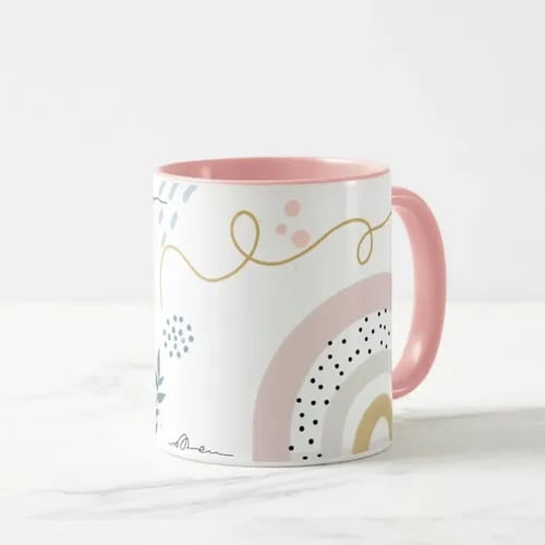 Caneca Feminina Minimalista Madrinha Presente para Dinda