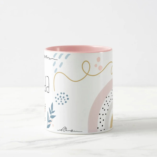 Caneca Feminina Minimalista Madrinha Presente para Dinda